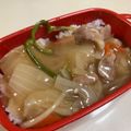 papikun's cooksnap of when they made 白菜と豚肉の中華あんかけ丼★.