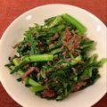 caruga's cooksnap of when they made 春菊とコンビーフのソテー.