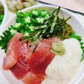 みっちゃん❇️68's cooksnap of when they made マグロとろろオクラめかぶ丼.