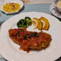 mielle's cooksnap of when they made サンタの贈り物＊鶏肉のシンプルトマト煮.