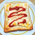 ＊なぁ＊'s cooksnap of when they made 簡単☺たまごトースト.