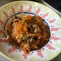 月✳Iris's cooksnap of when they made チャプチェ。（豚肉と韮、人参の春雨炒め）.