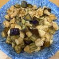 ママメイン！時々子供's cooksnap of when they made 鶏むね肉とナスのしょうが焼き丼.