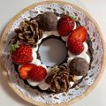 まくのうち's cooksnap of when they made 材料2つ！クリスマスに松ぼっくりデザート.