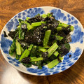 クックP5NNN7☆'s cooksnap of when they made ほうれん草(小松菜)と海苔のごま和え.