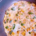 へい♡ゆー♡'s cooksnap of when they made 【簡単！】レンジで５分★かぼちゃオムレツ.