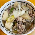 でいだらぼっち's cooksnap of when they made 醤油仕立て・山形牛・芋煮.
