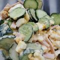 アブシンベル's cooksnap of when they made きゅうりとハムと卵の簡単ゴマサラダ.