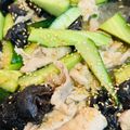 さんちゃん（╹◡╹）'s cooksnap of when they made ✜豚肉ときゅうりの中華炒め✜.