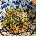 ふじこ's cooksnap of when they made 豆苗のサバ缶納豆サラダ.