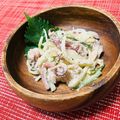 Laufen's cooksnap of when they made 旨みジュワーッ‼焼きゲソサラダ.