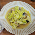 クックM96XDX☆'s cooksnap of when they made さば缶のさっぱりキャベツ蒸し.
