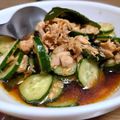 にゃーにゃＭａＭａ's cooksnap of when they made 給食の味*きゅうりとわかめとツナの酢の物.