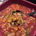 匡史さん's cooksnap of when they made 野菜たっぷり！簡単！基本のミネストローネ.