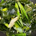 なーなちゃん's cooksnap of when they made 旨い❣❣生ワカメと長ネギのごま油炒め♡.