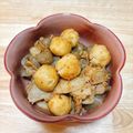 みーちゃん's cooksnap of when they made 豚バラと里いもとこんにゃくの煮物.