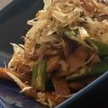 MULA's cooksnap of when they made ✿オクラと魚肉ソーセージのマヨ醤油炒め✿.