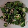 ヨシヨッシー's cooksnap of when they made 時短！オクラのカリカリしらすと塩昆布和え.