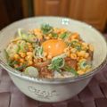 ダッフィーニーうに's cooksnap of when they made 長男が好きなTKG☆なめ茸卵かけご飯.