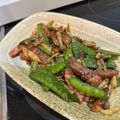 ٩(^‿^)۶'s cooksnap of when they made さやえんどうとベーコンのバター醤油.