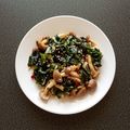 WOODs´'s cooksnap of when they made ☆ワカメとキノコの炒め物☆.