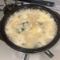 9natsu's cooksnap of when they made かんたんおかゆ●レタスと玉子のお粥.