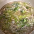 ポムポムポヨコ's cooksnap of when they made ✿白菜とハムの簡単♪ほっこり春雨スープ✿.