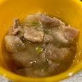 ☆☆mana☆'s cooksnap of when they made 【幼児食】豚ネギ丼.