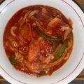 ふふふふふぅ～'s cooksnap of when they made 洋風トマトチーズ煮込みうどん.