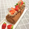 ゆづキッチン's cooksnap of when they made ふわふわココアロールケーキ.