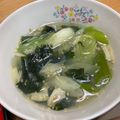 クックI8WIHV☆'s cooksnap of when they made ♡ホタテ缶とワカメのスープ♡.
