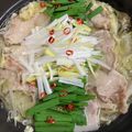 猫のミイヤ's cooksnap of when they made モツ鍋風！白だし豚ニラキャベツ鍋.