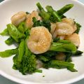 ちゅにを's cooksnap of when they made 春＊菜の花と海老のﾆﾝﾆｸゆず胡椒炒め.