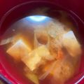mantacarp's cooksnap of when they made 豆腐と長ねぎの味噌汁.