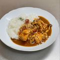Etsu☆ko's cooksnap of when they made 絶品✧お店に負けないチキンカレー.