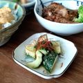 あず7225's cooksnap of when they made 簡単☆もう一品やみつききゅうりのナムル♪.