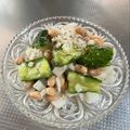azbjbn's cooksnap of when they made たたきキュウリと大豆の粒マスサラダ.