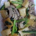ｍａｋｉ0124's cooksnap of when they made ポン酢炒め／豚肉、小松菜、厚揚げ.