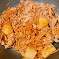 しばちゃそ's cooksnap of when they made みんな大好♪豚とじゃが芋バーベキュー炒め.