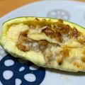 ♪ミチル♪'s cooksnap of when they made 簡単♪ズッキーニの肉詰め／チーズ焼き.