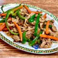 お料理ニャロメ's cooksnap of when they made ピーマンと豚肉だけの青椒肉絲風炒め.