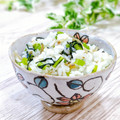 Satoco❋'s cooksnap of when they made 小松菜とじゃこの混ぜご飯【冷凍作り置き】.