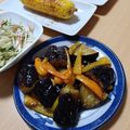 よちりん's cooksnap of when they made 茄子とパプリカの甘辛炒め.