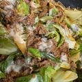 tezz's cooksnap of when they made 美味しすぎ♡キャベツのミートチーズ焼き.