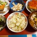 ももいろふらみんご's cooksnap of when they made まるごとブロッコリーの炊き込みご飯.