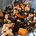 mantacarp's cooksnap of when they made ひじきと豚挽肉のそぼろ煮.