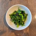 クックL8U9HI☆'s cooksnap of when they made 春菊とのりのナムル.