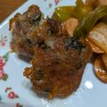 ☆ばた〜すこっち☆'s cooksnap of when they made 豚こまチーズ大葉まぜまぜ焼き.
