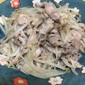 まりっコぐらし's cooksnap of when they made 材料2つ簡単メイン☆豚コマもやし旨塩炒め.