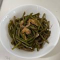 まめ郎's cooksnap of when they made さつまいもの茎のきんぴら　No.2.